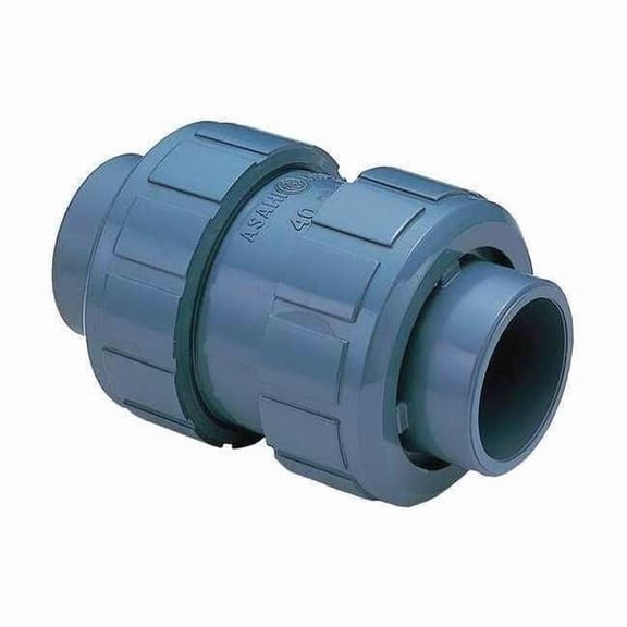 Asahi 1" Socket PVC Ball Check Valve 1210010