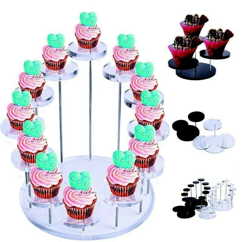 Cupcake Stand Acrylic Display Stand For jewelry Cake Dessert Rack Party DY I 