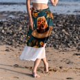 thumbnail image 6 of Thanksgiving Hat Stylish Chiffon Women's Beach Summer Dress with Polyester Straps, 6 of 6