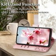 thumbnail image 3 of for Galaxy A14 5G Phone Case Wallet,Women Flip Folio Cover with Credit Card Holders Butterfly Embossed PU Leather Kickstand Wrist Strap Purse Case for Samsung A14 5G 6.6 inch (Rose Gold), 3 of 14