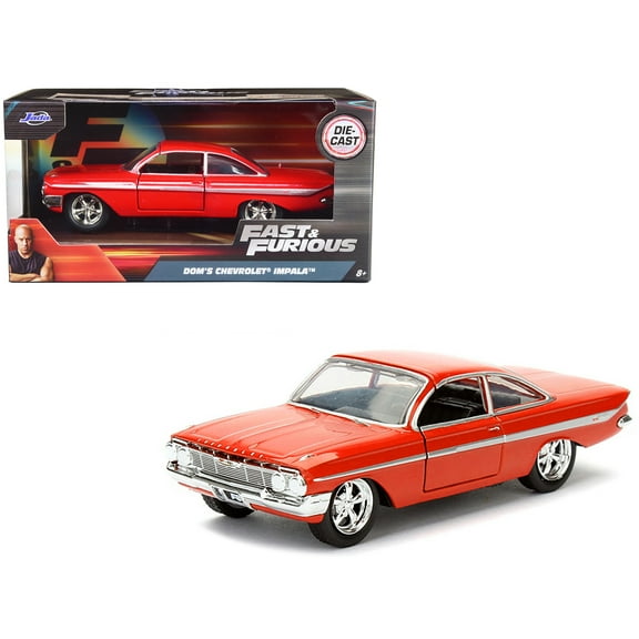 Dom's Chevrolet Impala Red Fast & Furious F8 "The Fate of the Furious" Movie 1/32 Diecast Model Car by Jada