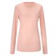 thumbnail image 4 of Gibobby Camisa&nbsp;Moda Mujer Camiseta de manga larga de secado rápido de color Camiseta sólida de verano para mujer con protector solar（Rosa， XXL), 4 of 5
