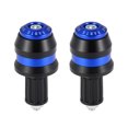 thumbnail image 1 of 1 Par Manillar Extremo Tapones 7/8" 22mm para Motocicleta Scooter Azul, 1 of 1