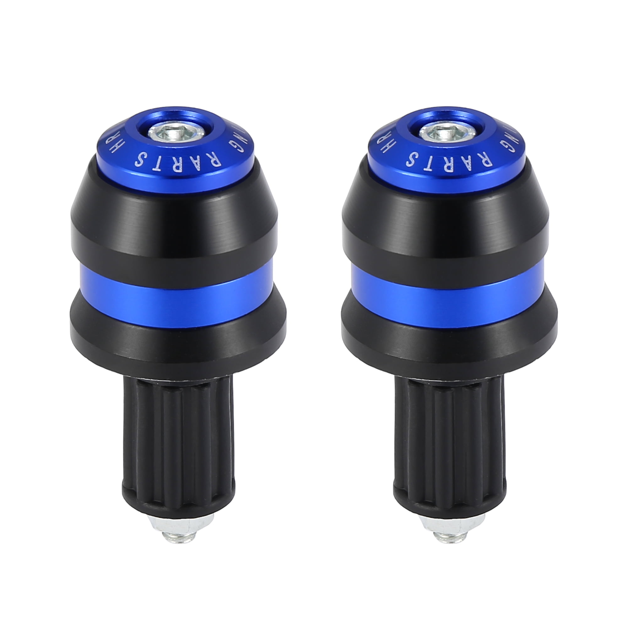 Unique Bargains 1 Pair Motorcycle Handlebar End Plugs 7 8 22mm Handle Bar End Plugs Caps for Motorcycle Dirt Bike Scooter Blue Walmart