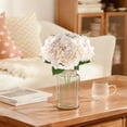 thumbnail image 5 of 1 Pc Hydrangea Fake Flowers Artificial Hydrangea Silk Flowers Bouquets Faux Hydrangea Stems for Home Table Centerpieces Wedding Party Decoration, 5 of 8