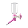 thumbnail image 1 of Dispensador de agua portátil para mascotas, bebedero colgante para perros y gatos (tamaño pequeño, 250 ml, rosa), 1 of 12