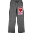 thumbnail image 5 of Marvel Universe Spider-Man Valentine's Adult Gray Heather Sleep Pajama Pants-Small, 5 of 7