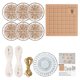thumbnail image 1 of Juego de manualidades con rodajas de madera para árbol de Navidad, adornos sin terminar, 7,5 cm de madera Establecer un, 1 of 9