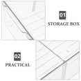 thumbnail image 2 of Plastic Storage Box Multi-Compartment Cosmetics Storage Organizer, 2 of 4