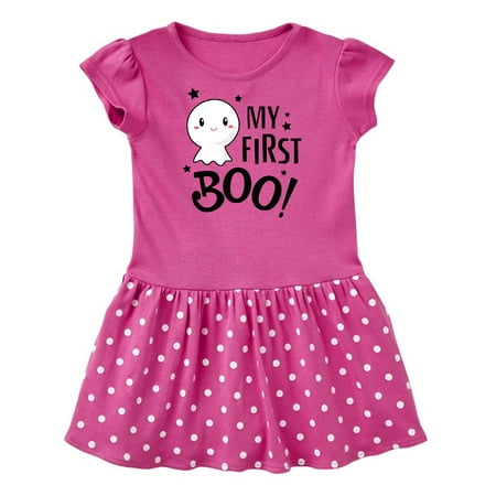 

Inktastic My 1st Boo with Cute Ghost Gift Baby Girl Dress