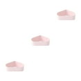 thumbnail image 2 of Youkk Fan-shaped For Vertical Space Utilization No Drilling Required Easy To Install Pink Pink 3Set, 2 of 6