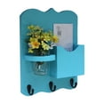 thumbnail image 1 of Mail Organizer with Key Hooks & Mason Jar, 1 of 11
