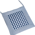 thumbnail image 1 of xiaxaixu Coussin de Chaise en Coton et Lin Imprimé à Carreaux Épais Forme Carrée, 1 of 3