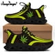 thumbnail image 1 of Zapatillas Noisydesigns informales con estampado de hojas tropicales para hombre, de diseñador de marca, con cordones, transpirables, para caminar, de verano, 1 of 6