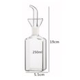 thumbnail image 2 of Glass drip-free mess-proof kitchen oil dispenser suitable for pouring and drizzling olive oil and liquids, 2 of 5