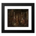 thumbnail image 2 of Johann Georg Platzer 14x12 Black Modern Framed Museum Art Print Titled - In the Painter's Studio, 2 of 5