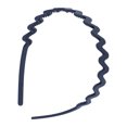 thumbnail image 4 of Ofertas Únicas 1 Pc Diadema Clásica Elegante Frosted Ondulada para Mujeres y Niñas 5.51"x4.72" Azul Marino, 4 of 4