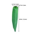 thumbnail image 2 of Shisuyan Simulation Vegetable Models Green 10Pcs 5Inch Lifelike Foams, 2 of 8