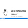 thumbnail image 2 of Fuel Level Sending Unit - Compatible with 1989 - 1996 Chevy Corvette 1990 1991 1992 1993 1994 1995, 2 of 2