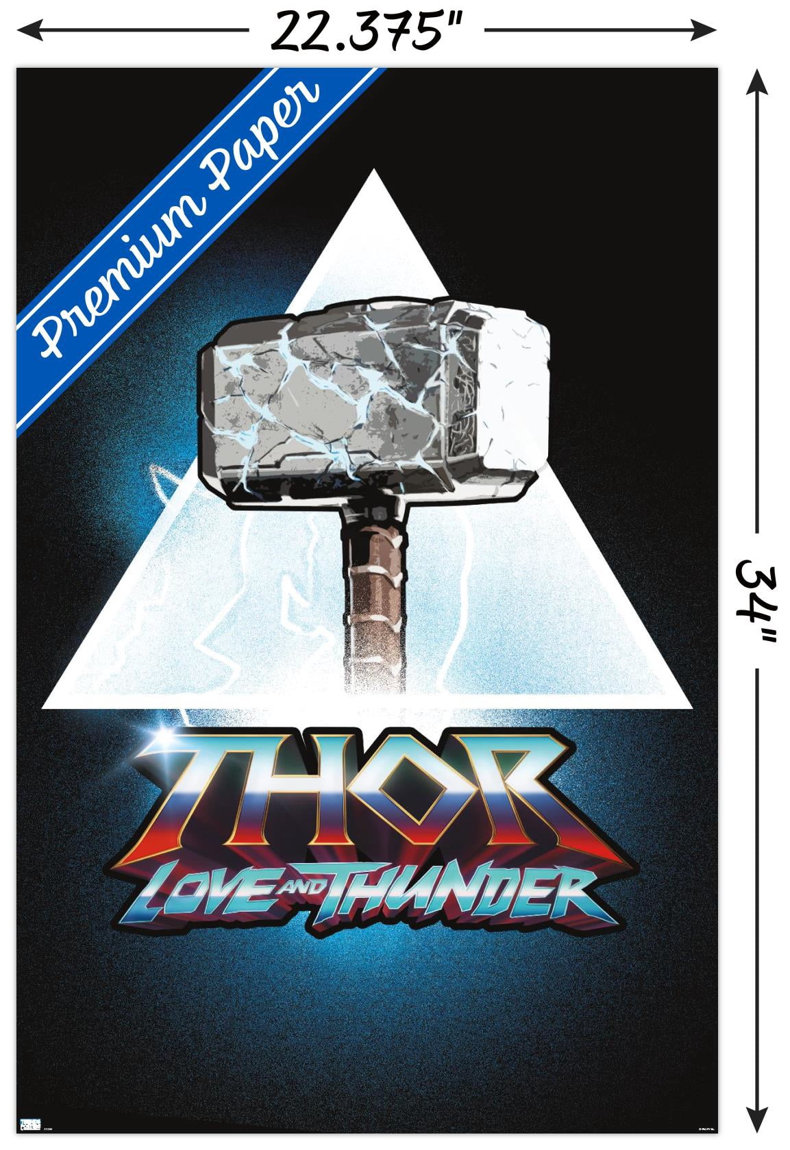 Marvel Thor: Love and Thunder - Logo Wall Poster, 22.375" x 34"