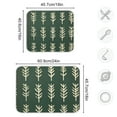 thumbnail image 4 of Yayeee Dish Drying Mat for Kitchen Counter 16"x18" Microfiber Absorbent Pad, Dark Green Leaves, 4 of 7