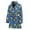 245, variant on Blue And White Angel Pattern Women Bathrobe One Size Univeral Fits Fashion Lightweight Plush Fleece Long Robe For Women