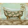 thumbnail image 2 of Williams, Todd 18x15 Gold Ornate Wood Framed with Double Matting Museum Art Print Titled - Tropical Bath II, 2 of 4