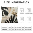 thumbnail image 6 of Acheng Mid Century Boho Pillow Covers Set of 2, Modern Tropical Leaf Outdoor Decorations Throw Pillow Covers Bohemian Farmhouse Decorative Cushion Case for Couch Sofa Home White, 6 of 6