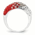thumbnail image 2 of Sterling Silver Swarovski Elements Ring Size 8, 2 of 4