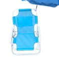 thumbnail image 4 of Sillas plegables para acampar para niños, silla plegable portátil multiusos de tela Oxford para exteriores con tubo de acero grueso, color azul, 4 of 5