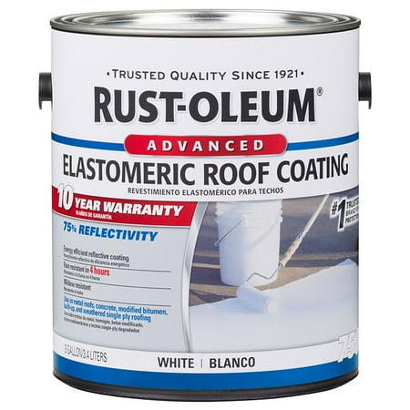 UPC 020066324100 product image for Rust-Oleum 301903 10 Year Elastomeric Roof Coating white gal | upcitemdb.com