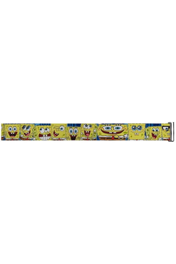 Spongebob Cartoon TV Series Funny Faces Cinch Waist Belts