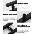 thumbnail image 2 of Jaladeras para Puertas Principal Tipo H Cuadrada 100cm Manija para Puerta de Madera de Vidrio, Aluminio o Herreria, Acero Inoxidable, Negro Mate, 2 of 7