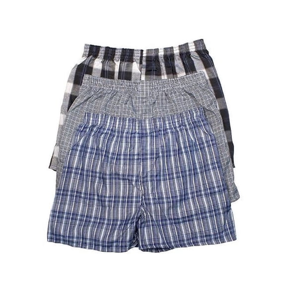 247 Frenzy Men's Essentials Knocker PACK OF 3 Boxer Shorts, Size 2X