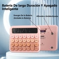 thumbnail image 4 of Calculadora UWEHBD Rosa de 12 Dígitos con Pantalla LCD Grande para Oficina y Escuela, 4 of 7