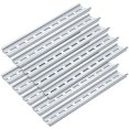 thumbnail image 2 of 10 Pieces 1 Meter Aluminum DIN Rail, Top Hat Slotted DIN Rails with RoHS for Professionals and DIY Cut Length | Hardware Components Mounting - 1 Meter Long, 35mm Wide, 7.5mm High, 2 of 4
