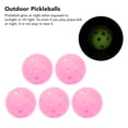 thumbnail image 3 of Balles, 74mm Sports Lumineux Forte Élasticité pour Jeu Intérieur Rose, 3 of 7