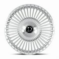 thumbnail image 2 of Dolce Trento 22X9 5X112/114.3 +35mm Glossy Sliver Brush Face 22" INCH SET OF 4, 2 of 3