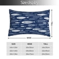 thumbnail image 2 of Pofeuu Ornamental Fish Print Polyester Microfiber Plush Pillowcases, Super Soft and Cozy Pillow Case Covers with Envelop Closure（Pillow core not included）-14"x20", 2 of 6
