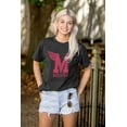 thumbnail image 4 of Meow Cute Crazy Cat Ladies University Women's Graphic T Shirt Tees Brisco Brands X, 4 of 5