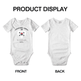 thumbnail image 3 of Everyone Loves an Korean Girl Baby Bodysuit Newborn Clothes Outfits (White, 18-24 Months), 3 of 5