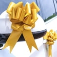 thumbnail image 4 of 30 PCS Christmas Gold Gift Wrap Bows, Pull Bows for Wrapping, Large Decor Bow Baskets, Flower Bouquets, Birthday Present Box, Wedding Car, 4 of 4
