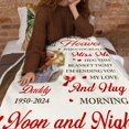 thumbnail image 3 of Custom Photo Memorial A Hug From Heaven - Personalized Photo Blanket -, 3 of 10