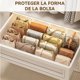 thumbnail image 4 of Organizador Bolsas de Dama, Espaciado Ajustable, con Separadores, Divisores de Almacenamiento para Bolsas de Clóset, Acrílicos Transparentes, 4 of 4