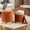 Orange, variant on Round Ottoman with Storage, White Teddy, Set of 2 | Vanity Stool, Upholstered,Small Ottoman Coffe Table,Removable Lid,Foot Stool for Living Room,Assembly Free,Gold and White