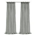 thumbnail image 4 of Habitat Paloma Sheer Dual Header Stylish and Functional Curtain Panel 52" x 95" Grey, 4 of 6
