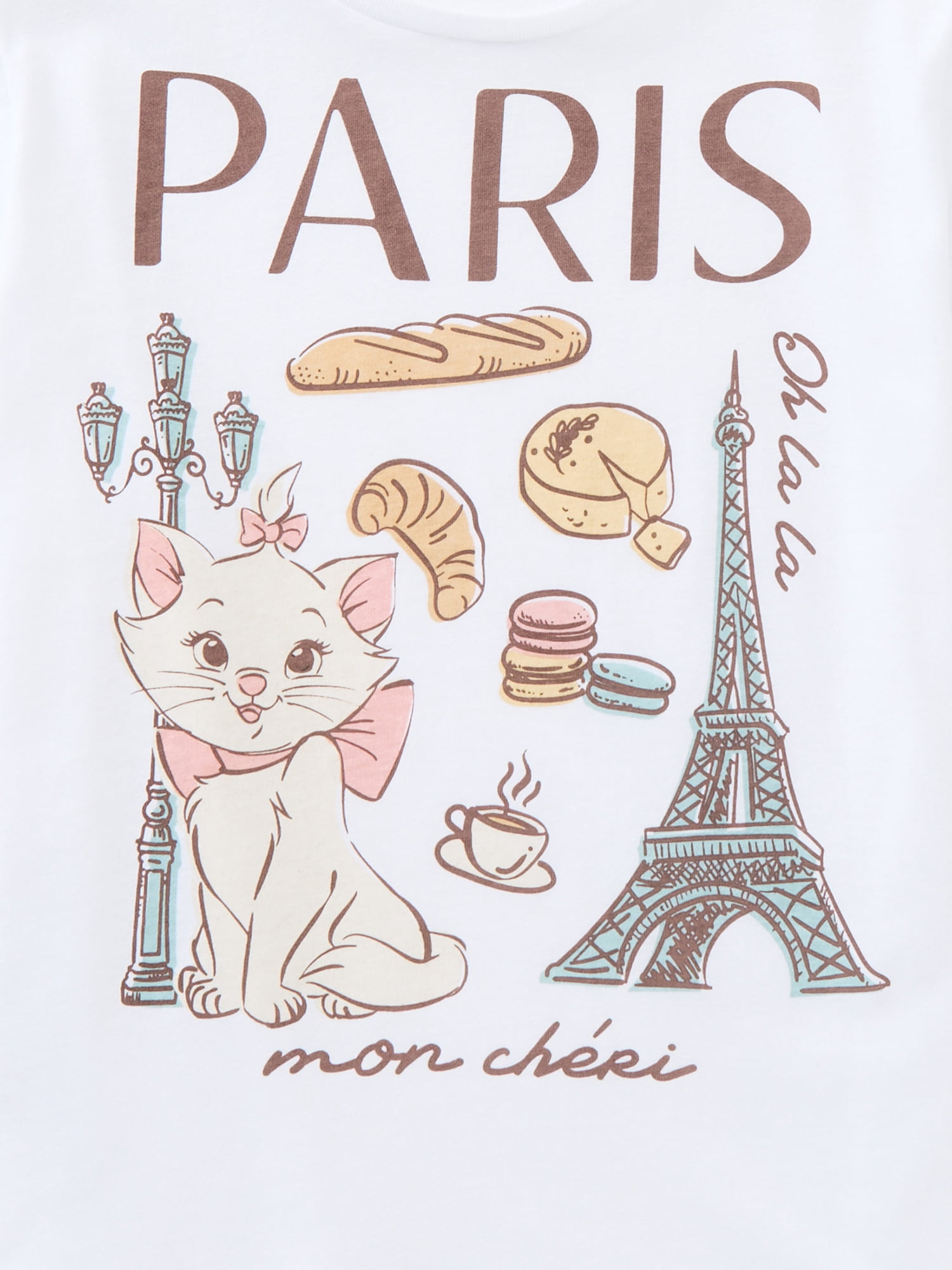 Aristocats Marie Girls Short Sleeve Graphic T-Shirt, Sizes 4-16
