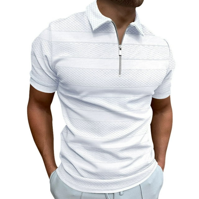 FhsagQ Chemises pour Hommes Chemises pour Hommes Hauts pour Hommes Quatre Saisons Loisirs Mode Rayé Design Contrasté Col à Revers Bouton Manches Longues Hauts Chemises pour Hommes Boxeurs Chemises pour Hommes Hauts Blanc m