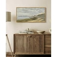 thumbnail image 6 of Drsoum Vintage Wall Art Coastal Seascape Landscape Painting Retro Meadow Scenery Farmhouse Kitchen Living Room Decor 8x16in Natural Framed, 6 of 7