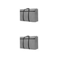 thumbnail image 2 of Wweixi Sac Oxford Durable Sans Fil en Vrac Résistant aux Rayures et aux Déchirures Gris Clair-105l 2ensemble, 2 of 6